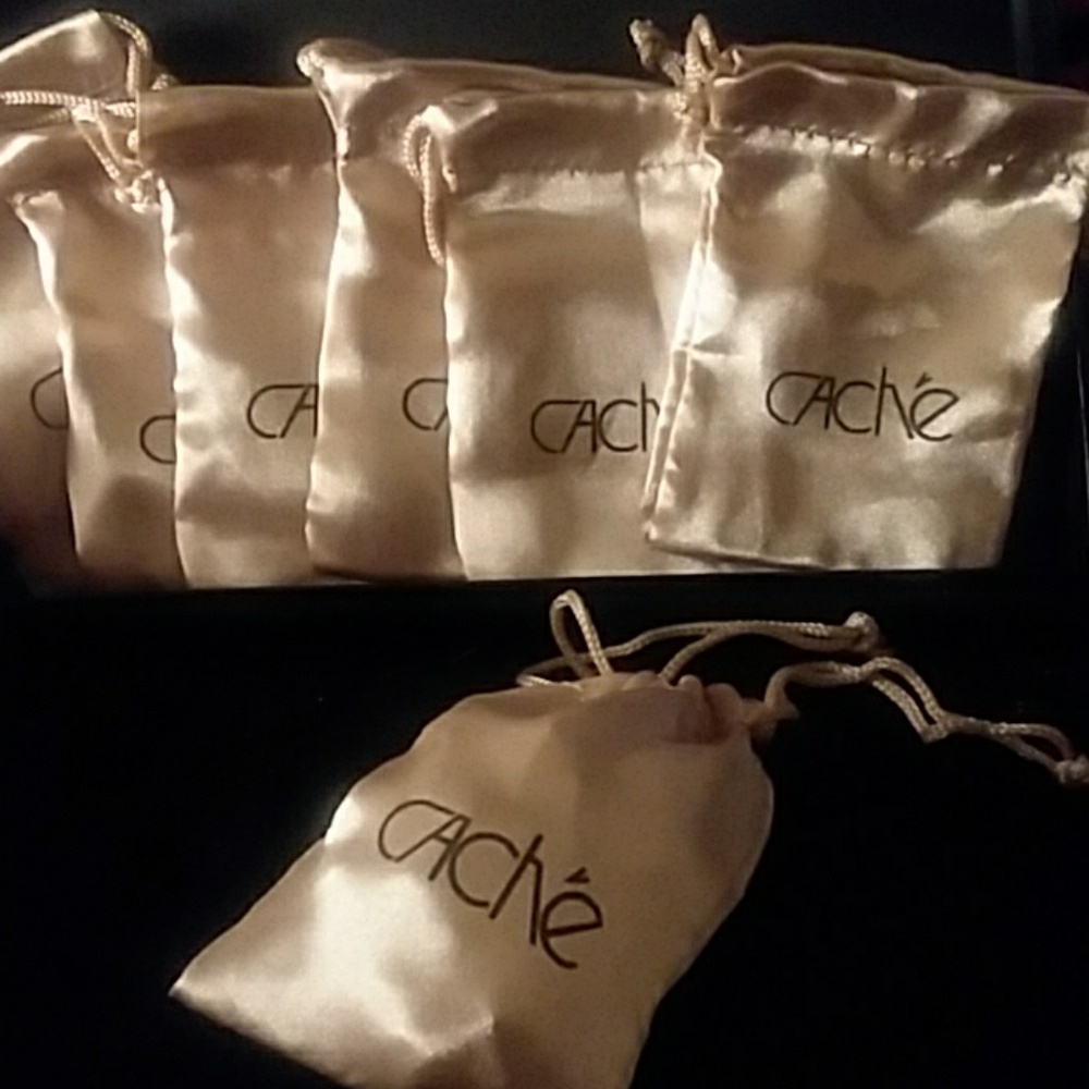 5 CACHE SATIN BAGS LOTS